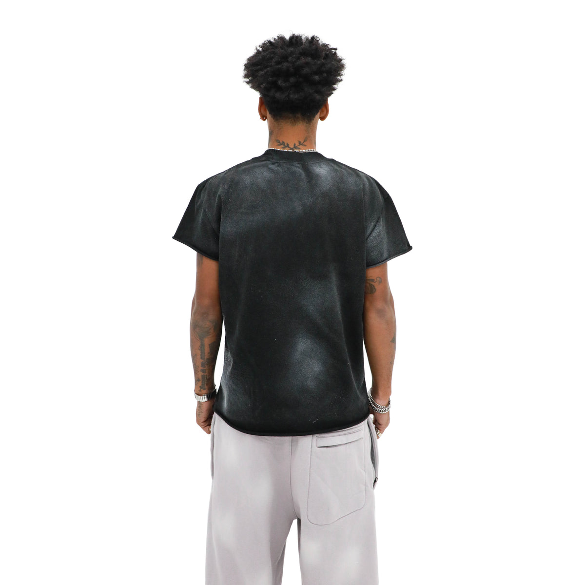 Heights Lumière Graphic Tee – Black — back view
