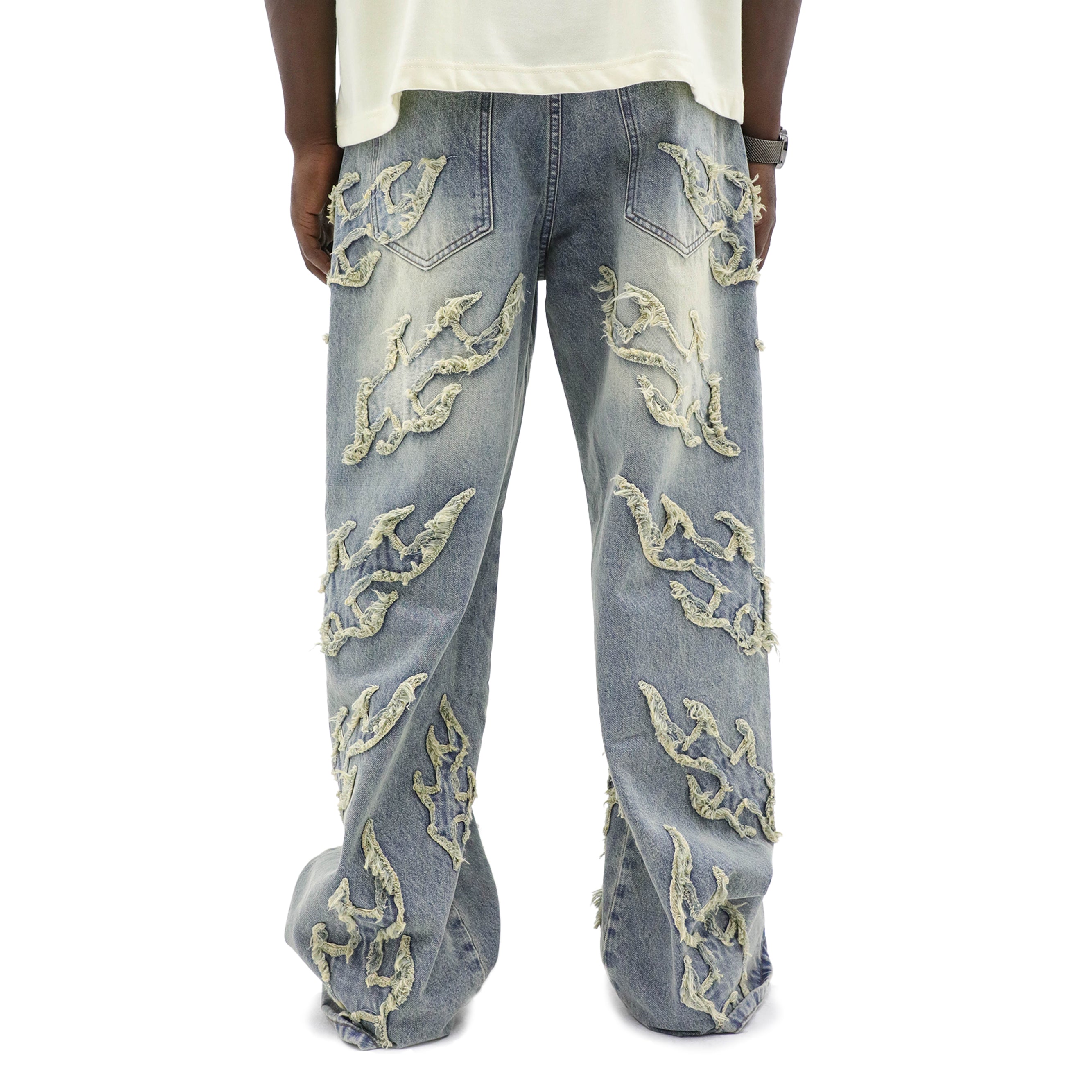Inferno Distressed Denim
