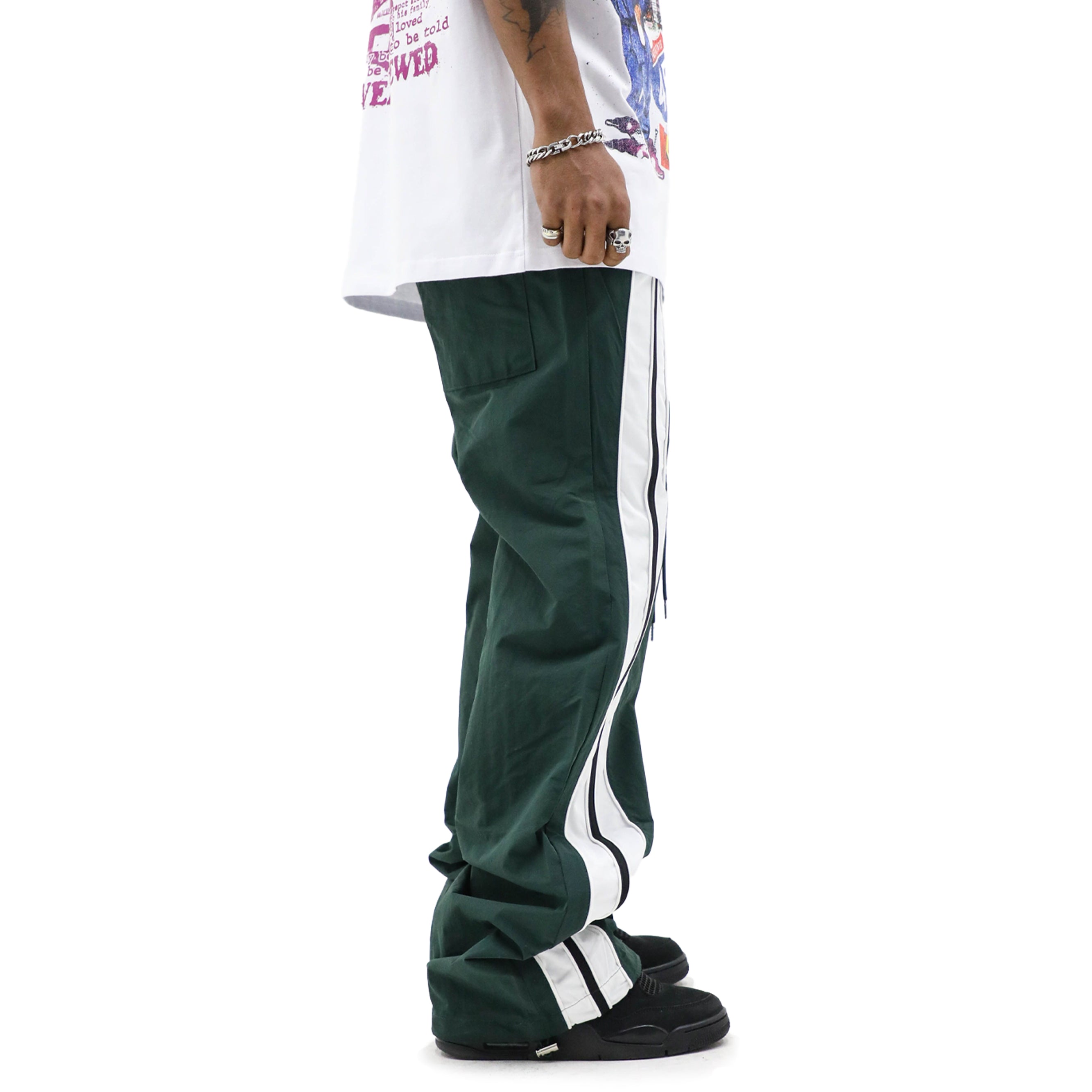 EPTM Catalina Pants shown in a stylish, slim fit design with a high waist and classic silhouette in neutral fabric.