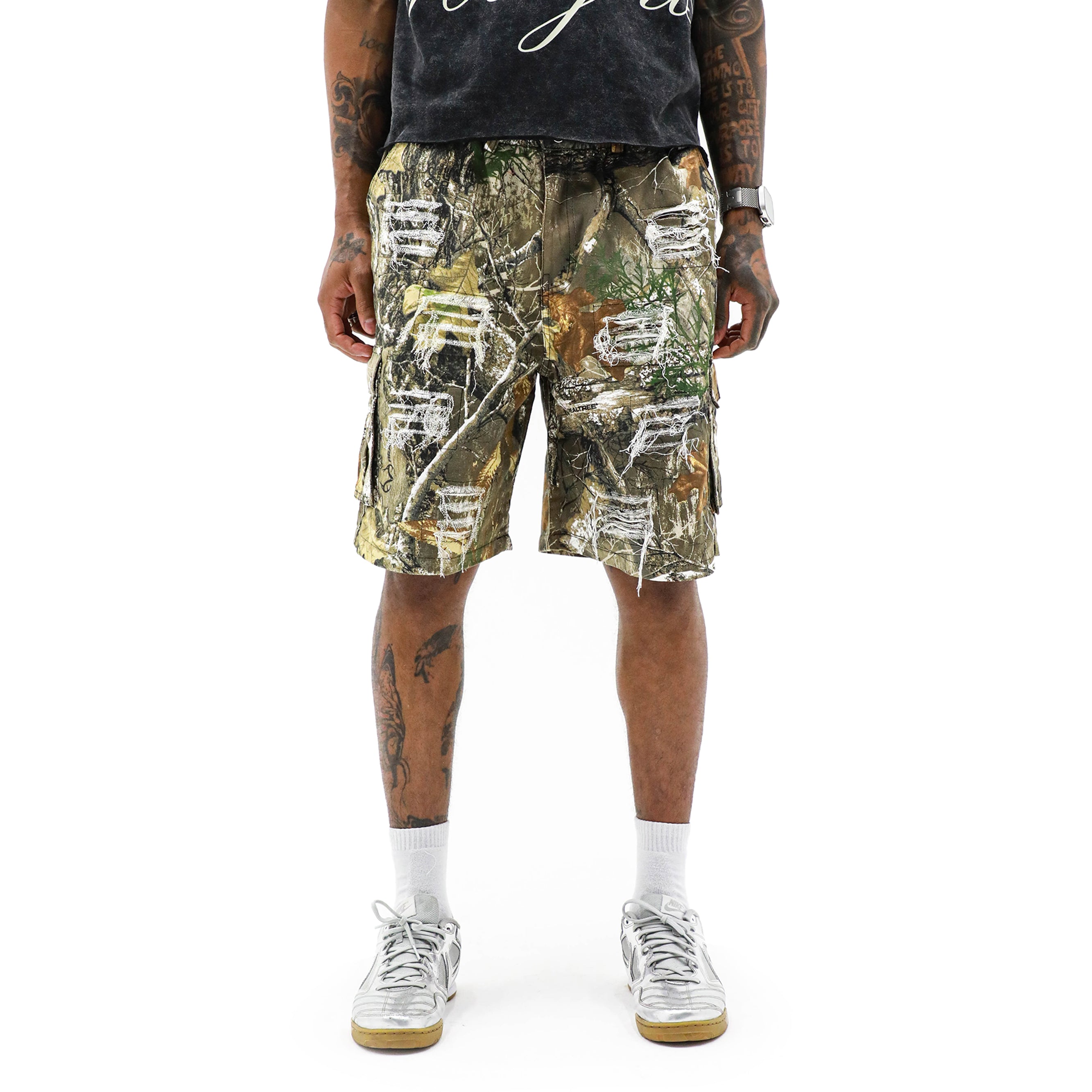 Camo Cargo Shorts