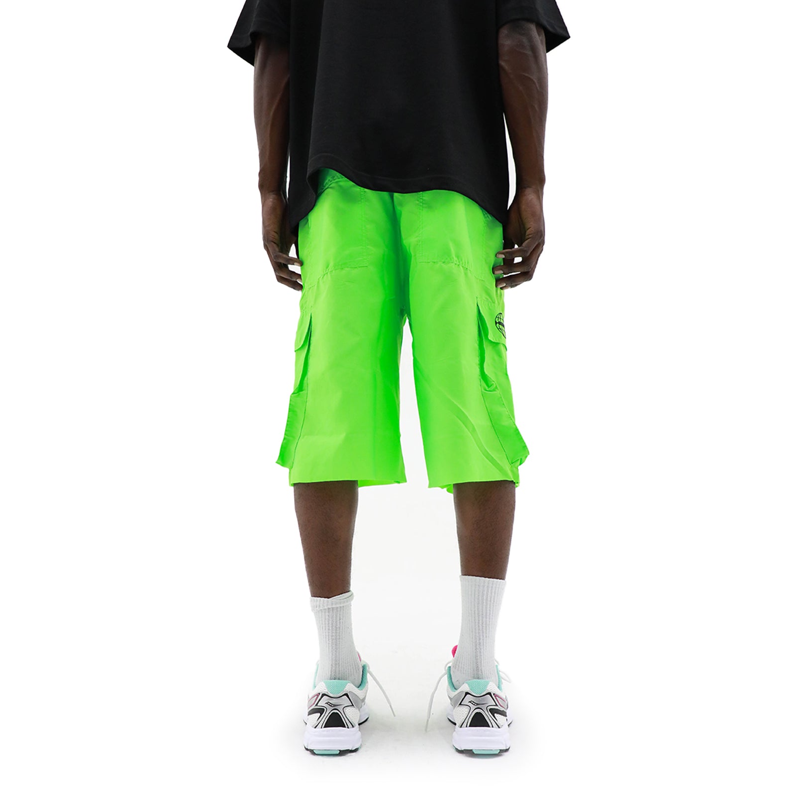 Neon Parachute Cargo Short