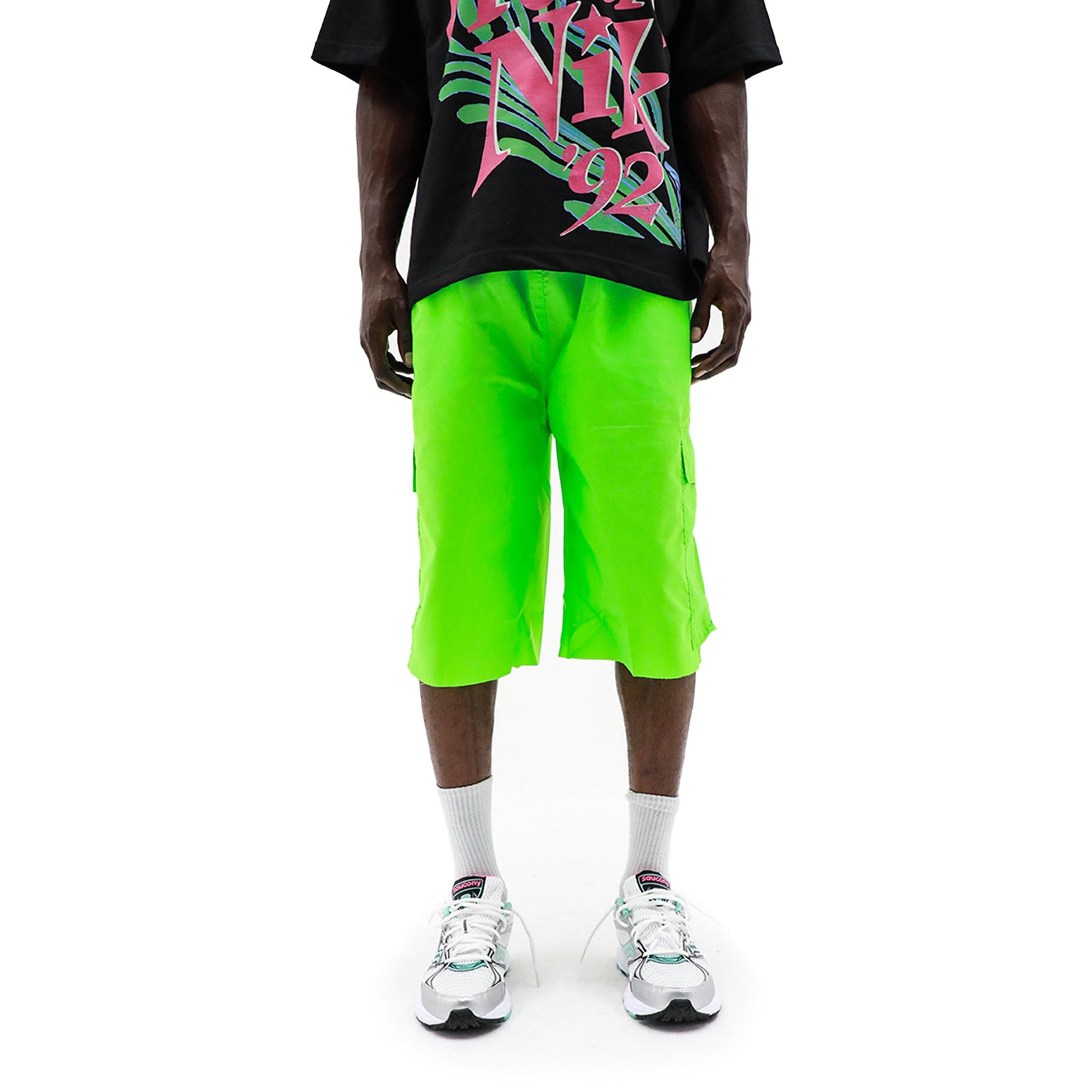 Neon Parachute Cargo Short