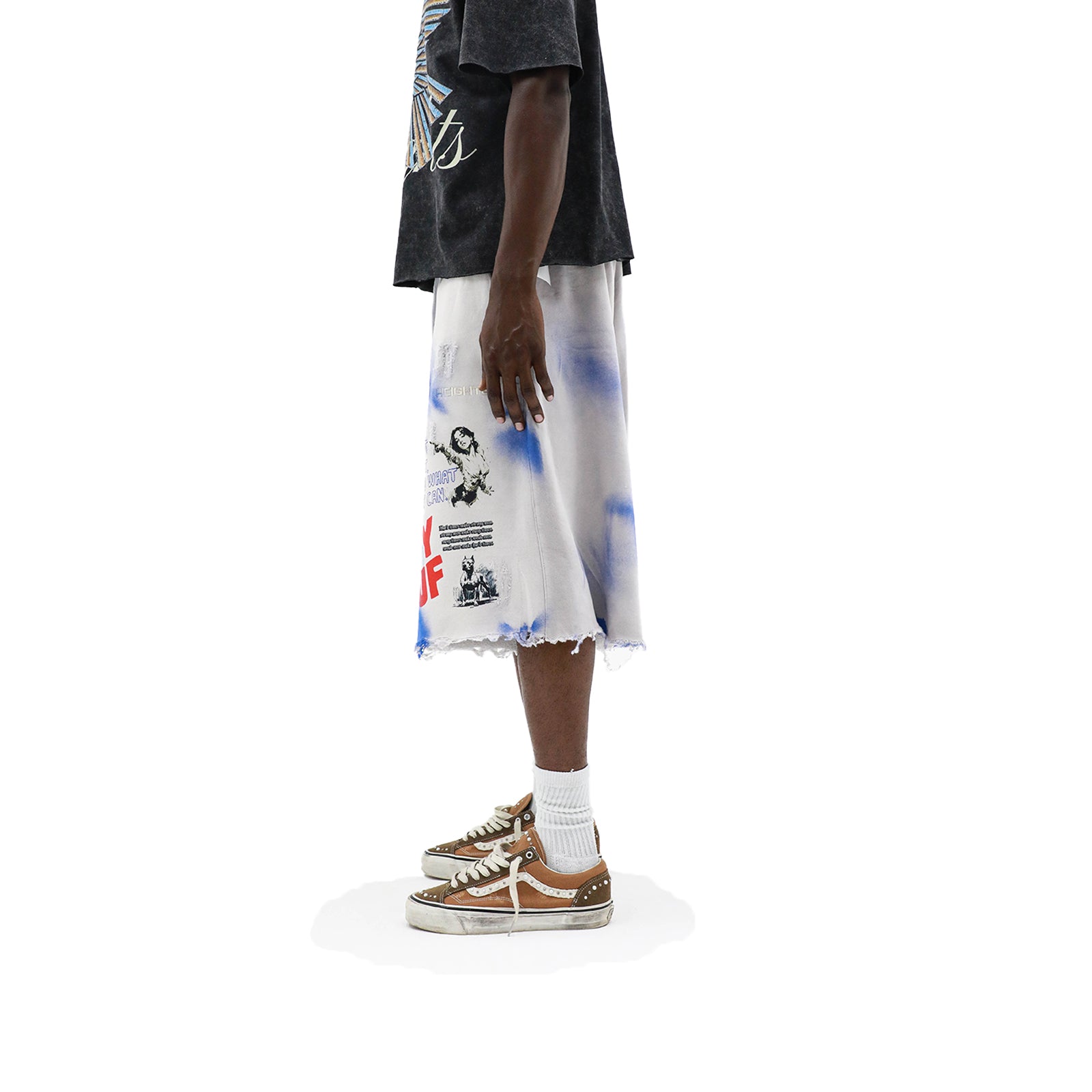 Dirty Souf Sky Wash Shorts