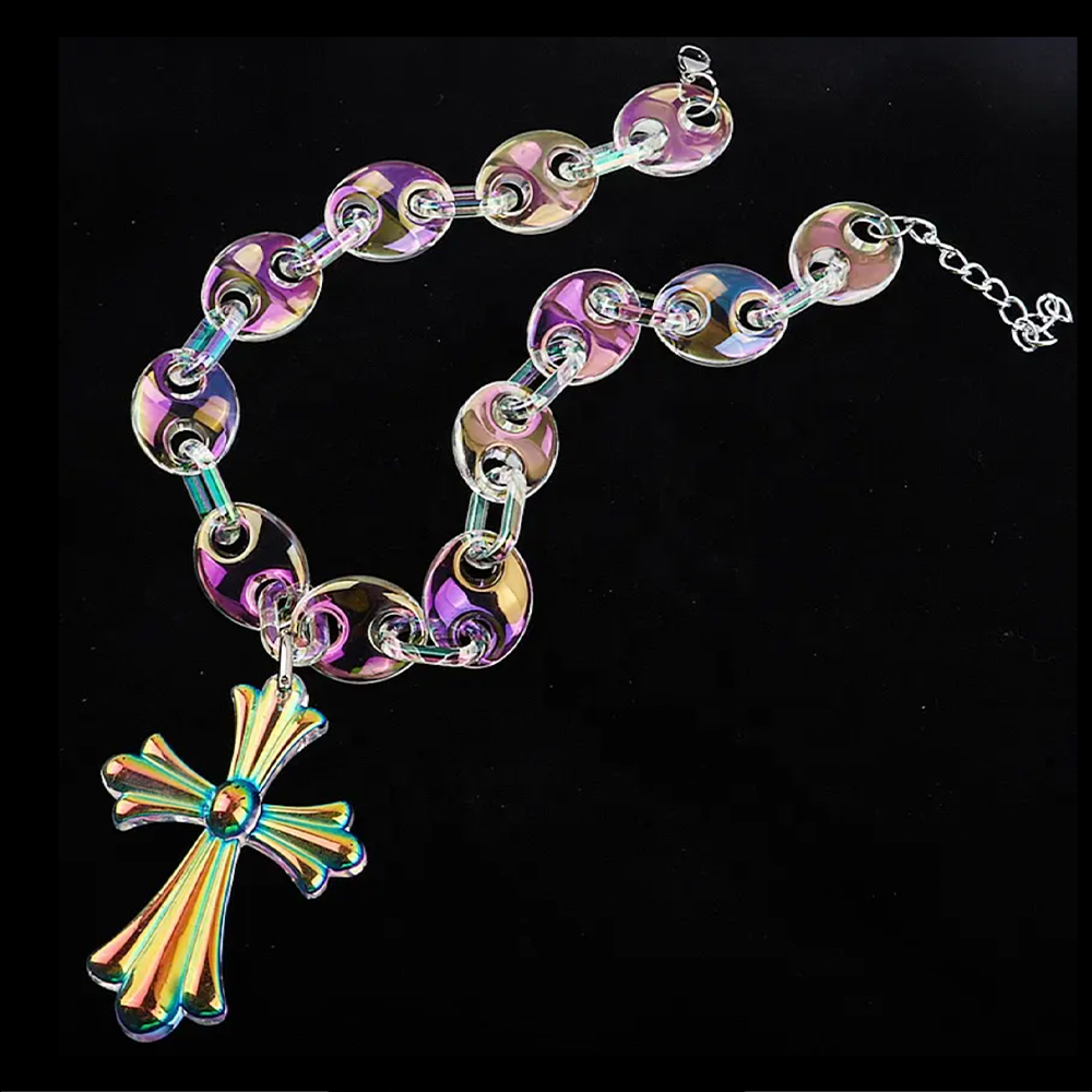 Laser Cross Necklace
