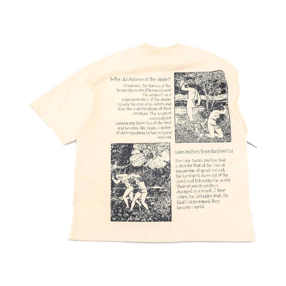 Adam & Eve — alternate flat lay on a white background.
