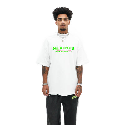 Palm Beach Graphic Tee – White — front view