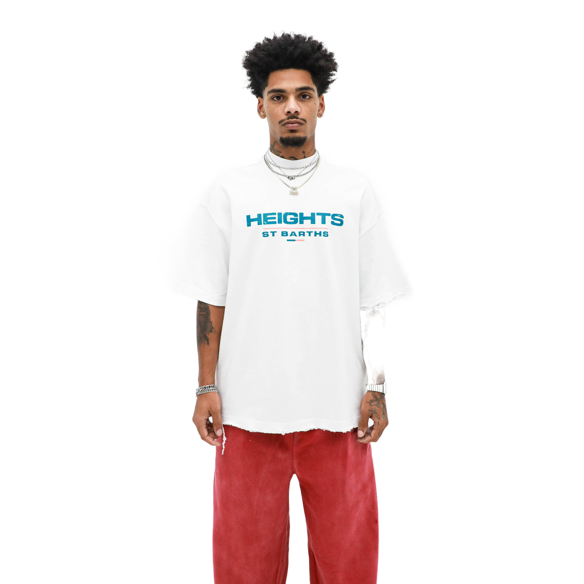 St. Barths Graphic Tee – White — front view