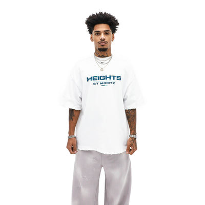 St. Moritz Graphic Tee – White — front view