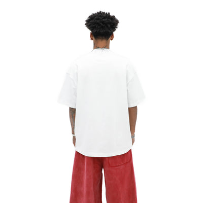 Heritage Graphic Tee – White/Green — back view