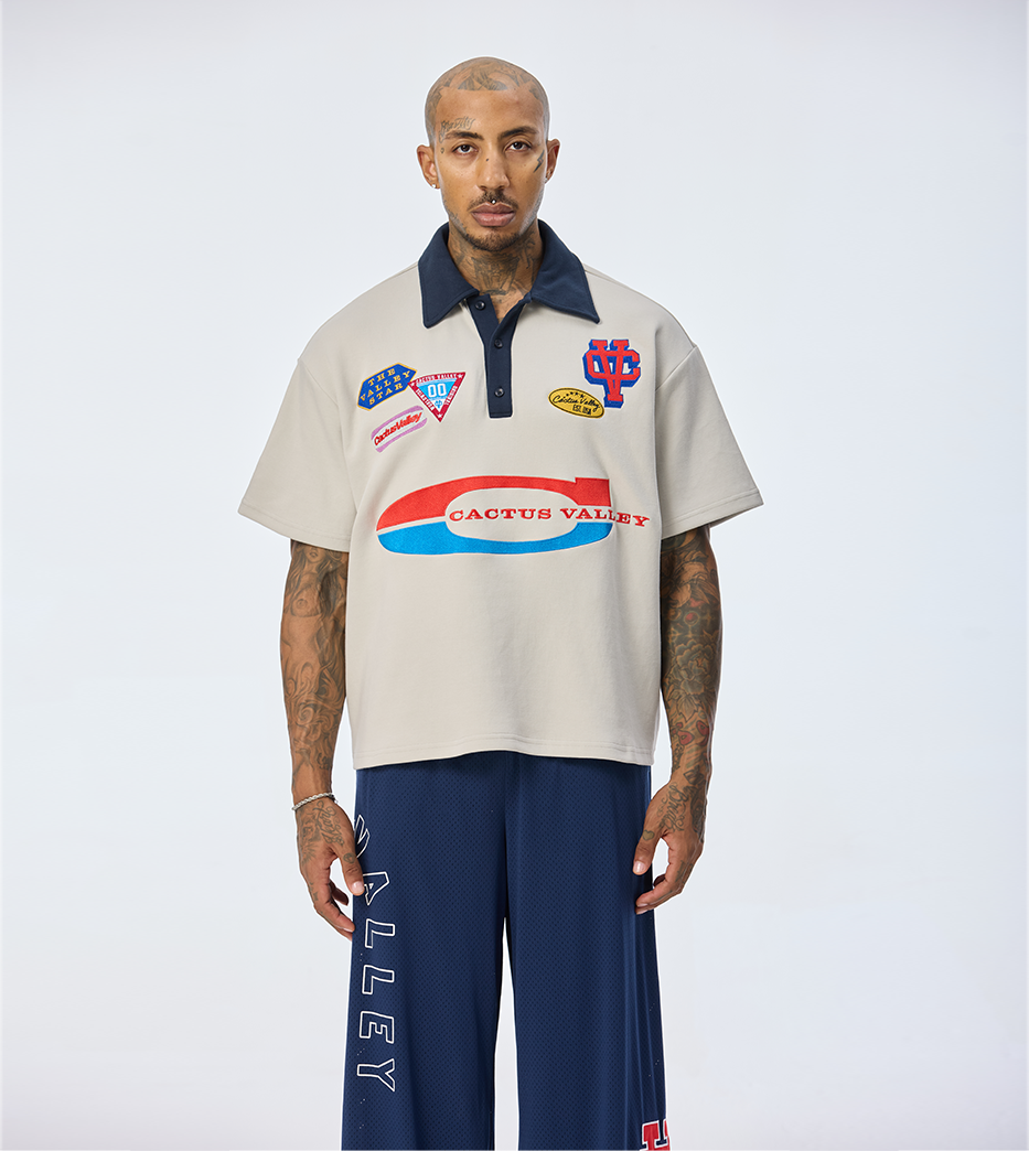 Patch Polo Shirt