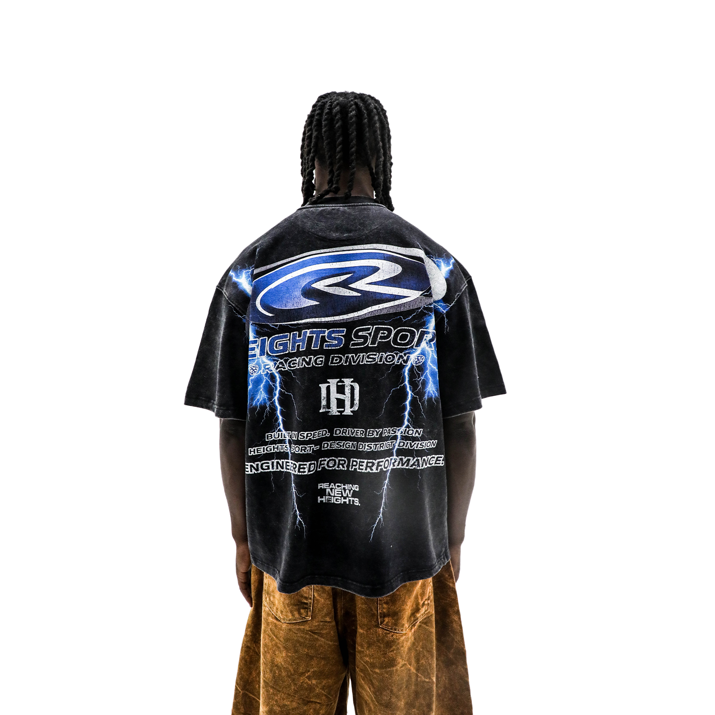 Bolts acid wash tee detail