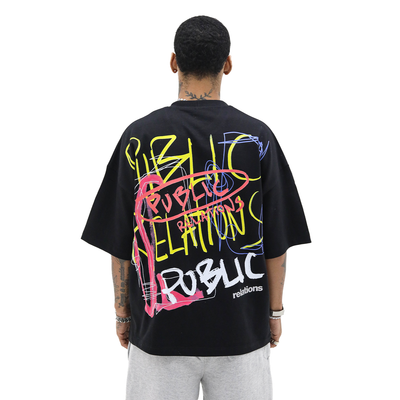HeightsDistrict Come As You Are T-Shirt featuring bold graphic design in black and white.