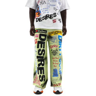 For Those Who Want More dye neon yellow tee