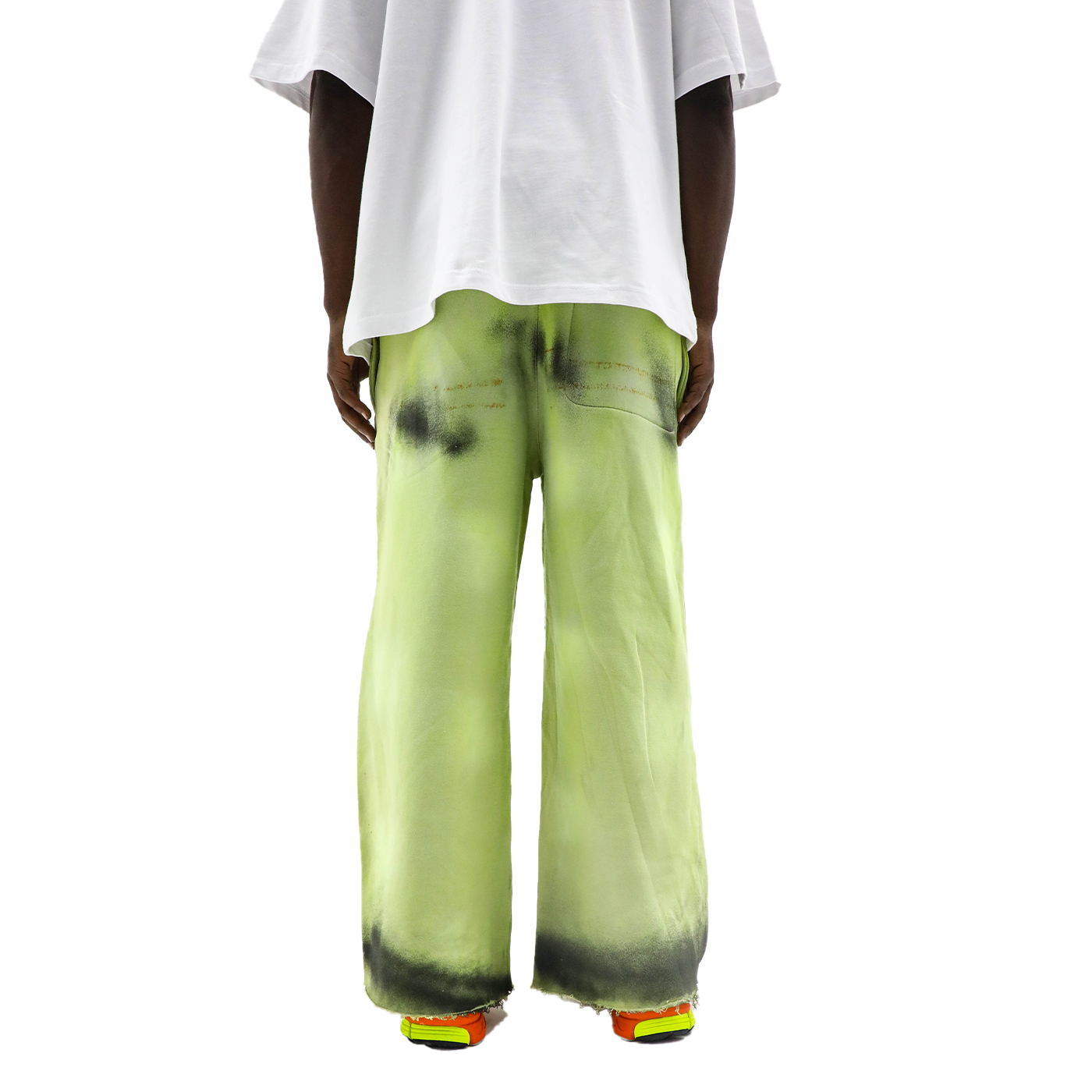 For Those Who Want More dye neon yellow tee detail