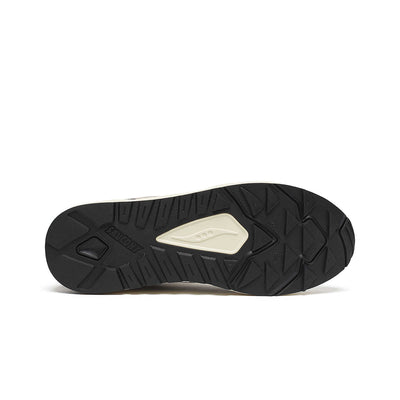 Saucony Grid Shadow 2 athletic shoes with gray and black design, featuring cushioned soles and breathable mesh uppers.