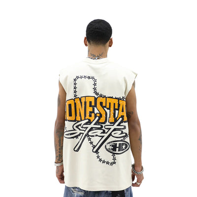 HeightsDistrict LoneStar T-Shirt featuring a graphic LoneStar design on a casual cotton t-shirt.