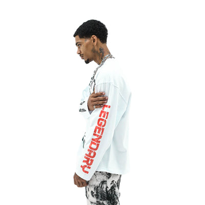 HeightsDistrict Heights Legendary T-Shirt in black with bold front graphic and comfortable cotton fabric.