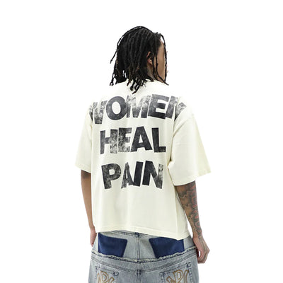 Women’s Heal Pain T-Shirt by HeightsDistrict featuring a comfortable fit and stylish design in soft fabric.