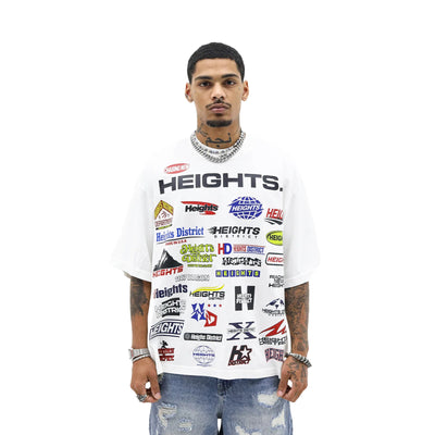 HeightsDistrict "Chasing New Heights" T-shirt featuring a stylish graphic design on a comfortable fabric shirt.