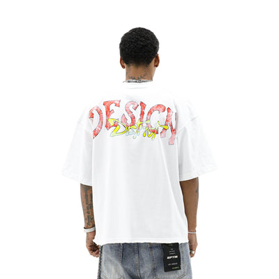 Black Dragons Forever T-Shirt by HeightsDistrict featuring a colorful dragon graphic on the front.