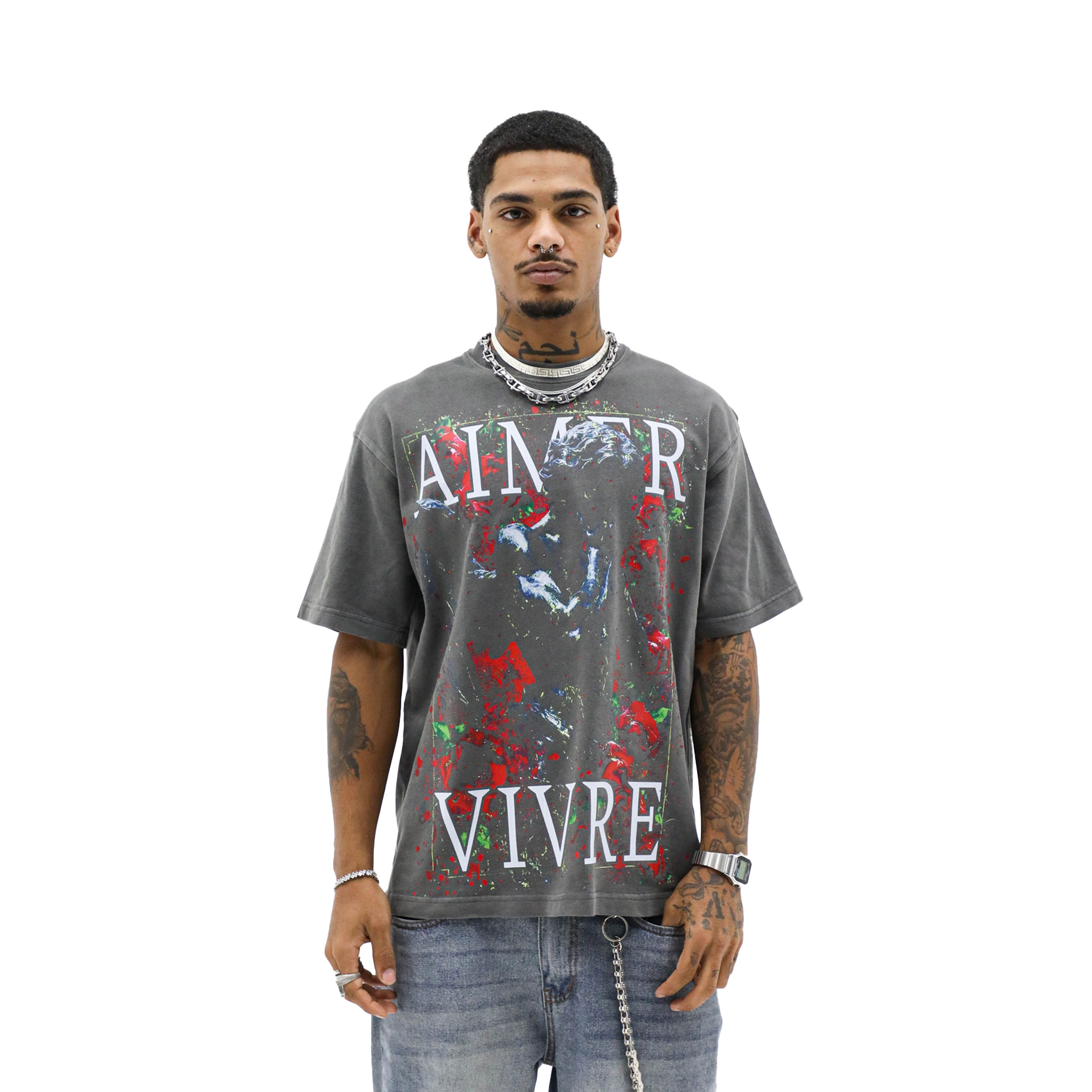 Eros & Roses Rhinestone Tee