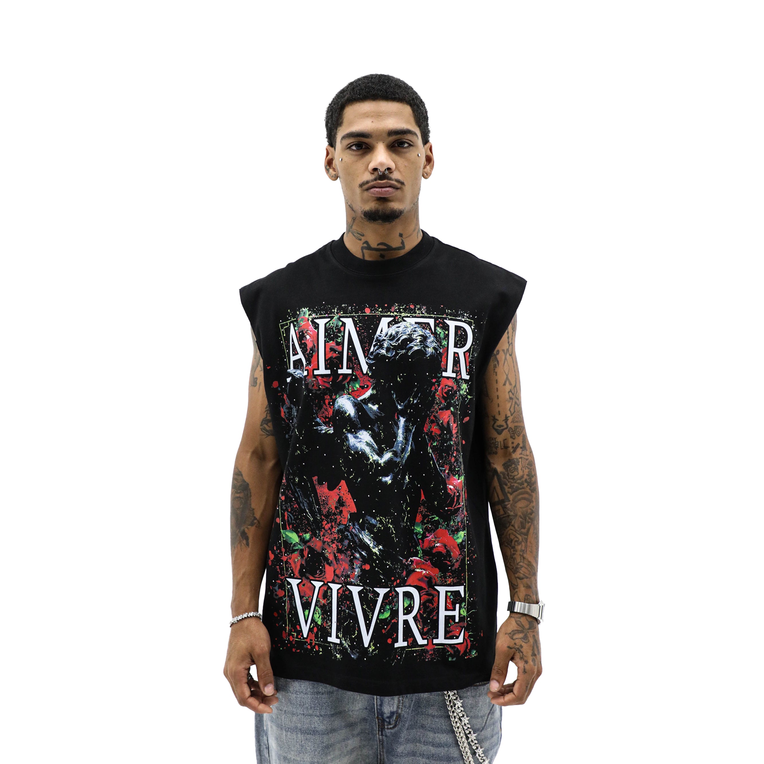 Eros & Roses Rhinestone Tee