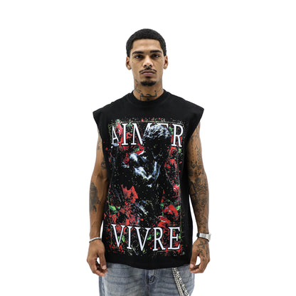 Eros & Roses Rhinestone Tee