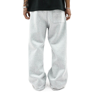 HeightsDistrict Essential Fleece Flares pants in cozy fleece fabric, shown in a relaxed fit with a slight flare at the hem.