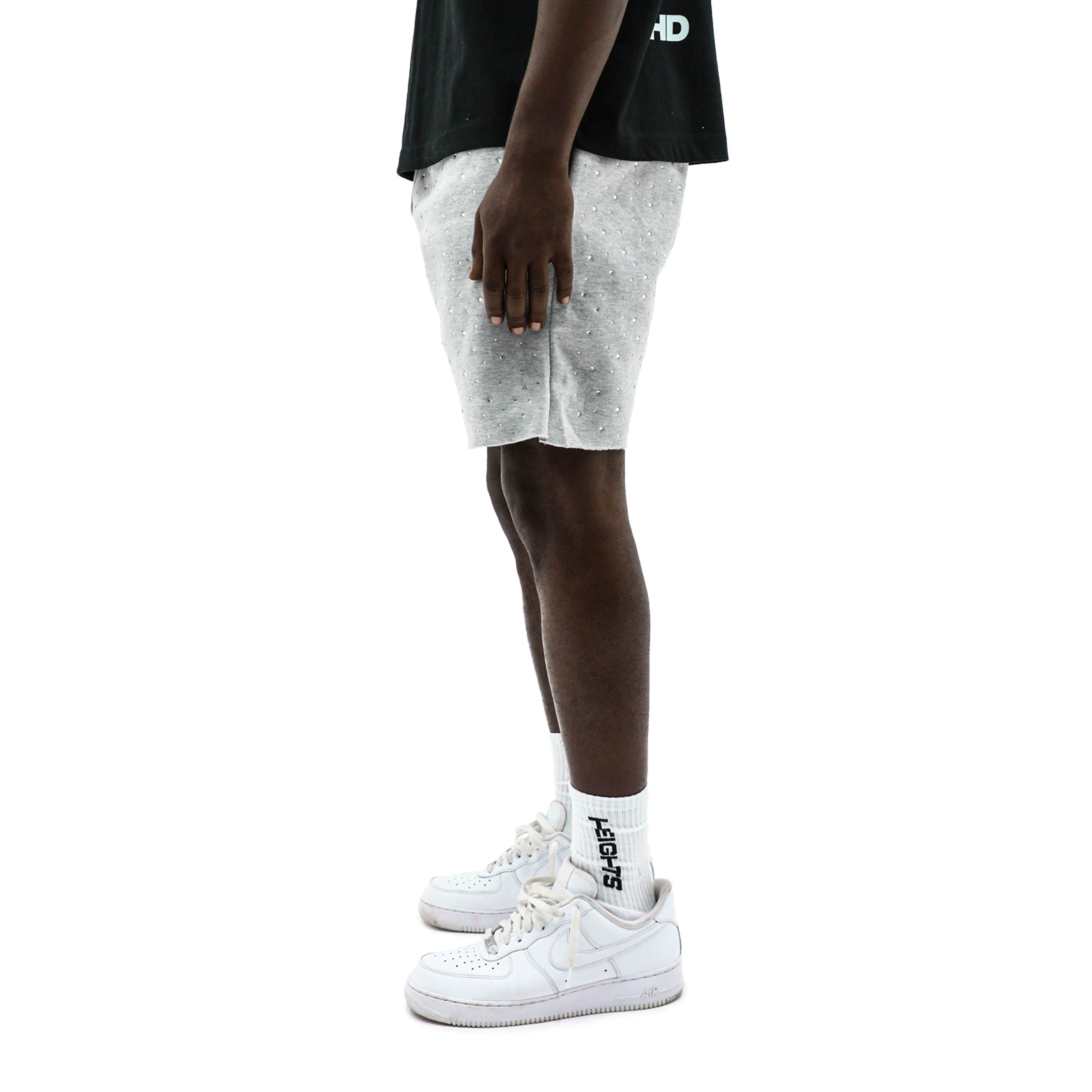Rhinestone Sweat Short