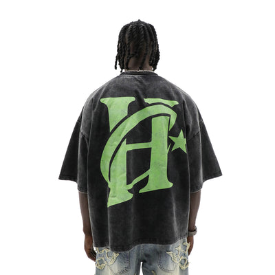 Heritage Classics motocross T-shirt featuring classic motorcross graphic design in black and white.