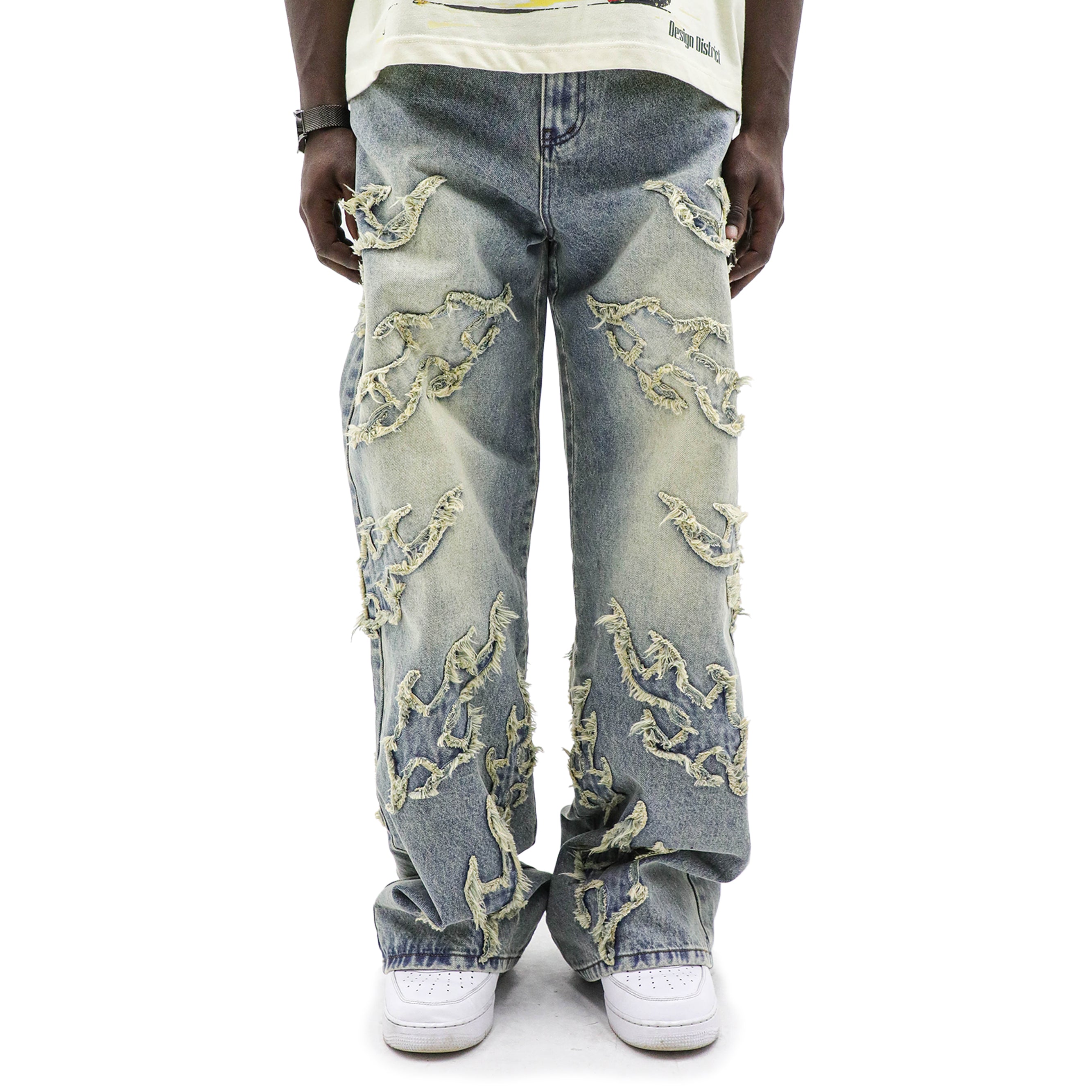 Inferno Distressed Denim