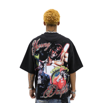 HeightsDistrict Dolph T-shirt featuring a stylish graphic design on a comfortable casual shirt.