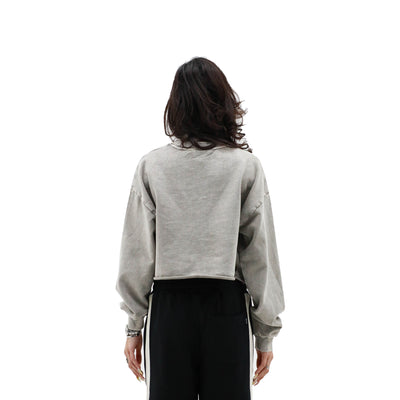 HeightsDistrict Heights Terry Sweater in neutral tones, showing a cozy, casual top with a relaxed fit and textured fabric.