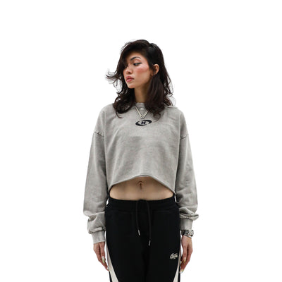 HeightsDistrict Heights Terry Sweater in soft fabric, featuring a relaxed fit and classic crewneck, perfect for casual tops.