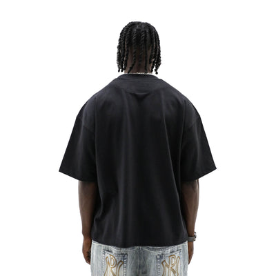 Dirty Girls T-shirt by Dirty Souf featuring a casual black cotton shirt with bold graphic print on the front.