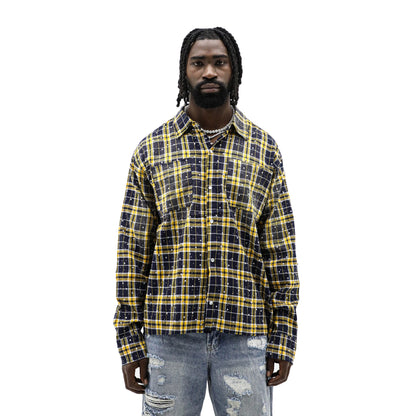 Stone Flannel Long Sleeve