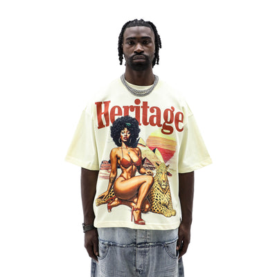 Heritage Classics Heritage Nights t-shirt featuring a stylish design, displayed flat on a white background.