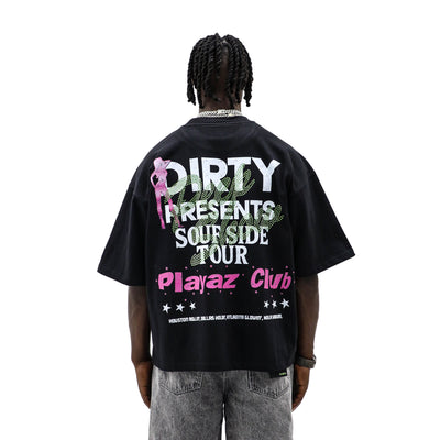Dirty Souf Peep Show Tour T-shirt with bold graphic design featuring the tour name and vibrant colors.