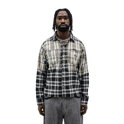 Stone Flannel Long Sleeve