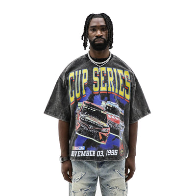 Heritage Classics Cup Series T-shirt featuring a stylish design, shown in a close-up view of the front of the shirt.