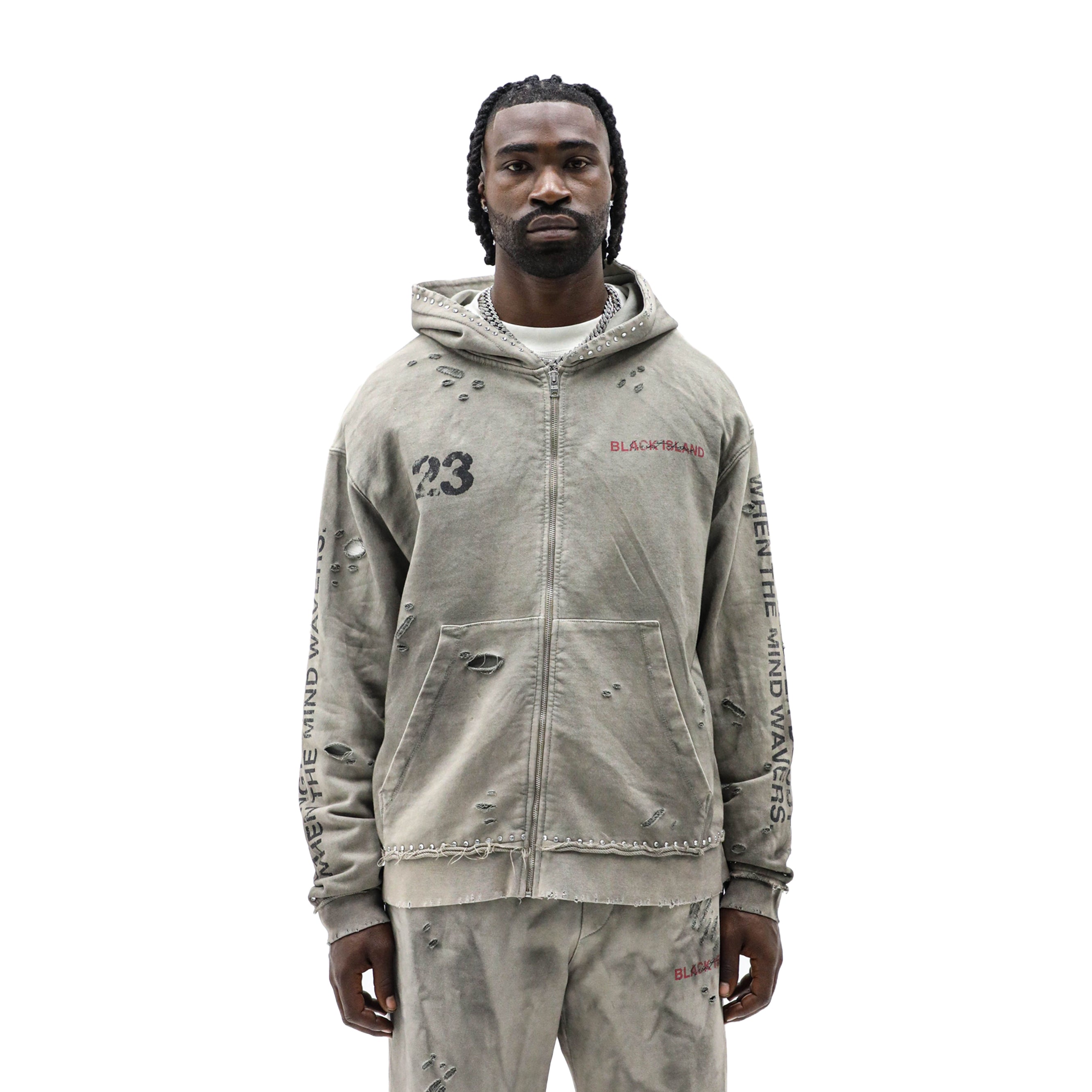 Black Island Zip Up