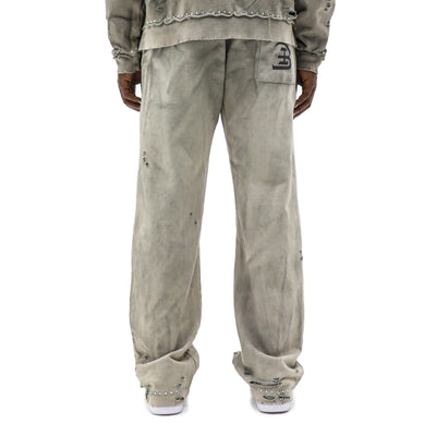 Black Island Distressed Jogger
