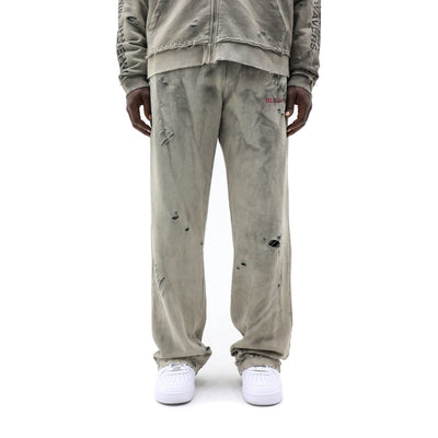Black Island Distressed Jogger