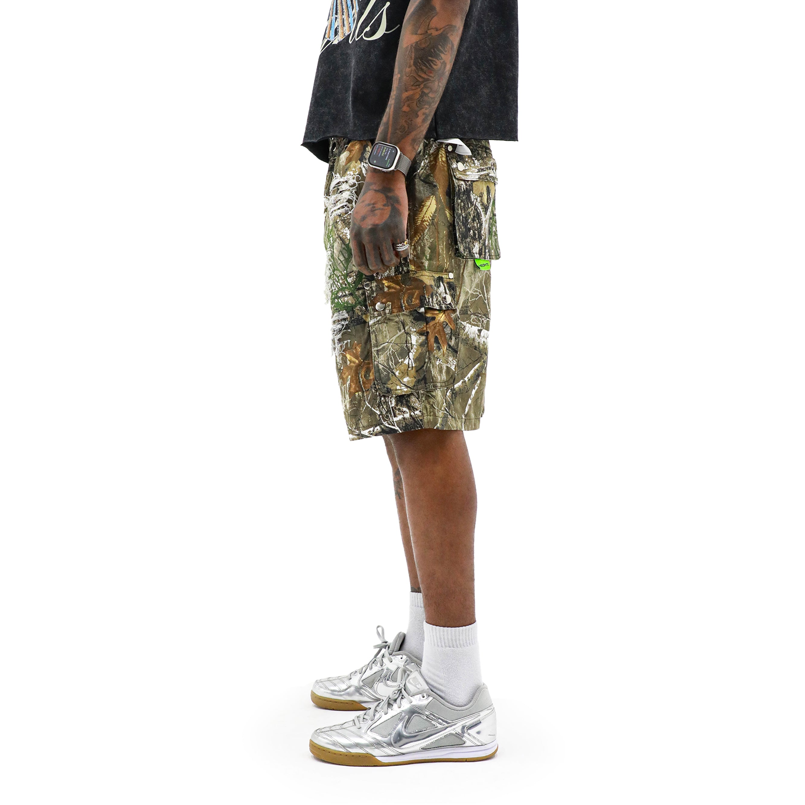 Camo Cargo Shorts