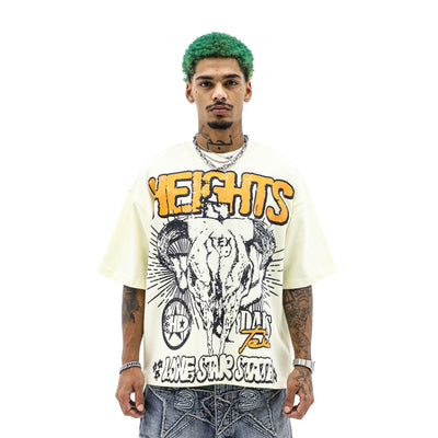 HeightsDistrict LoneStar Tee featuring a classic graphic design on a comfortable cotton T-shirt.