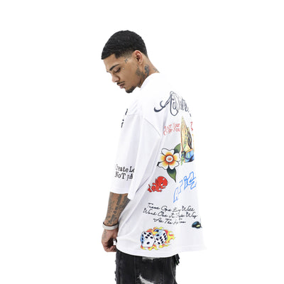 Art Is Love T-shirt by HeightsDistrict featuring a stylish design on a comfortable casual shirt.