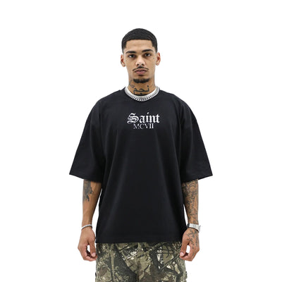HeightsDistrict Saint MCVII T-shirt featuring a bold graphic design on a comfortable cotton fabric.