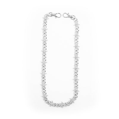 HeightsDistrict Shooting Star Wallet Chain with metallic star accents and durable chain design for secure attachment.