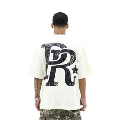 Black "If It Ain't Love" T-shirt by HeightsDistrict, featuring bold white text and casual fit, displayed on a hanger.