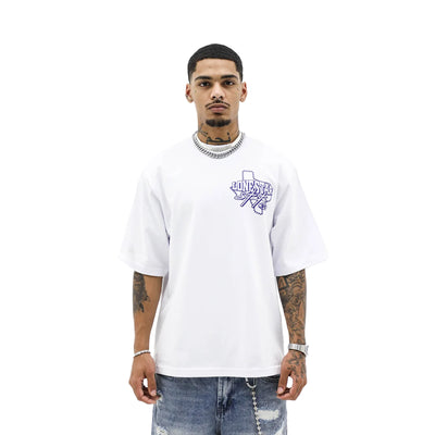 HeightsDistrict SouthSide Realest T-shirt featuring a graphic design on the sleeve, casual fit, and soft fabric.
